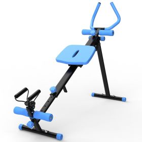 4-in-1 Ab Workout Exercise Equipment Rowing Machine Leg Press Machine Ab Glider Machine Roman Chair Fitness Equipment for Ab Workout Core Strengt