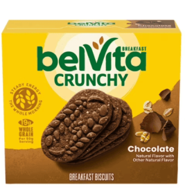 belVita Chocolate Breakfast Biscuits, 5 Packs (4 Biscuits Per Pack)