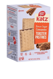 Katz Gluten Free Toaster Pastries - Cinnamon |Gluten Free, Dairy Free, Nut Free, Soy Free, Kosher | (1 Pack, 8.0 Ounce Each)