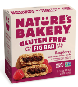 Nature's Bakery Gluten Free, Raspberry Fig Bars, 2 oz Each, 6 Twin Pack Box