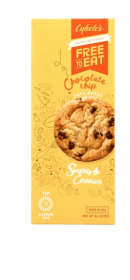 Cybele's Free to Eat, Gluten-Free & Vegan, Soft-Baked, Chocolate Chip Cookies, 6oz, 12 Count