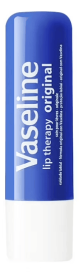 Vaseline Lip Original Single Moisturizing Balm with Petroleum & Vitamin E, 0.16 oz Pack of 1