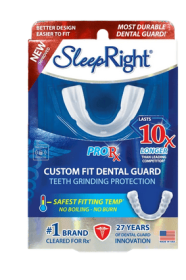 SleepRight ProRx Custom Dental Guard for Nighttime Teeth Grinding, 1 Count