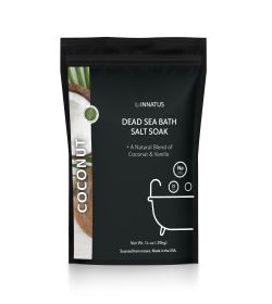 Dead Sea Soothing Bath Salt Soak with 21 Minerals – Relaxing, Detoxifying, and Nourishing for Skin – 14oz