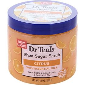 Dr. Teal's by Dr. Teal's Shea Sugar Scrub - Citrus Essential Oils with Vitamin C --538g/19oz