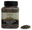 Pride of India – Black Pepper Ground – Ideal for Gourmet Dishes/ Soups/ Stews/ Rubs – Fresh & Preservatives Free – Warming Spice – Easy to Store – 8oz